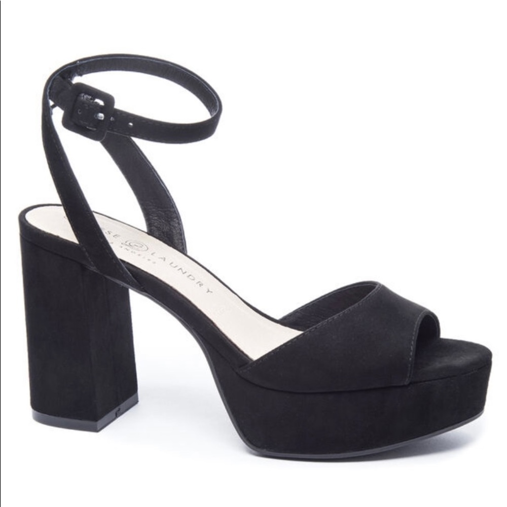Brand new never used. Chinese laundry platform heels